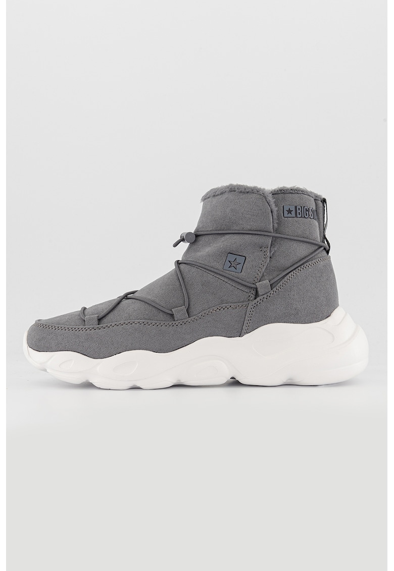 Ghete din piele intoarsa ecologica fara inchidere