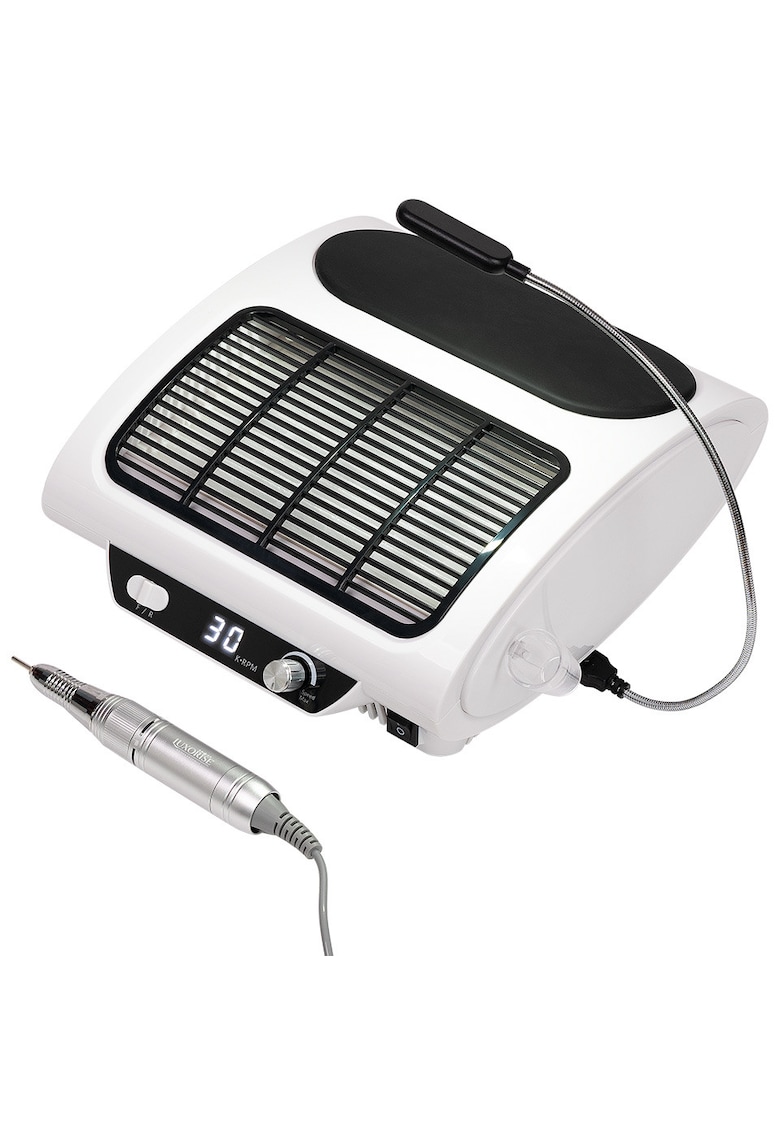 Aparat Manichiura 3 in 1 - Aspirator - Freza - Lampa LED Iluminat -