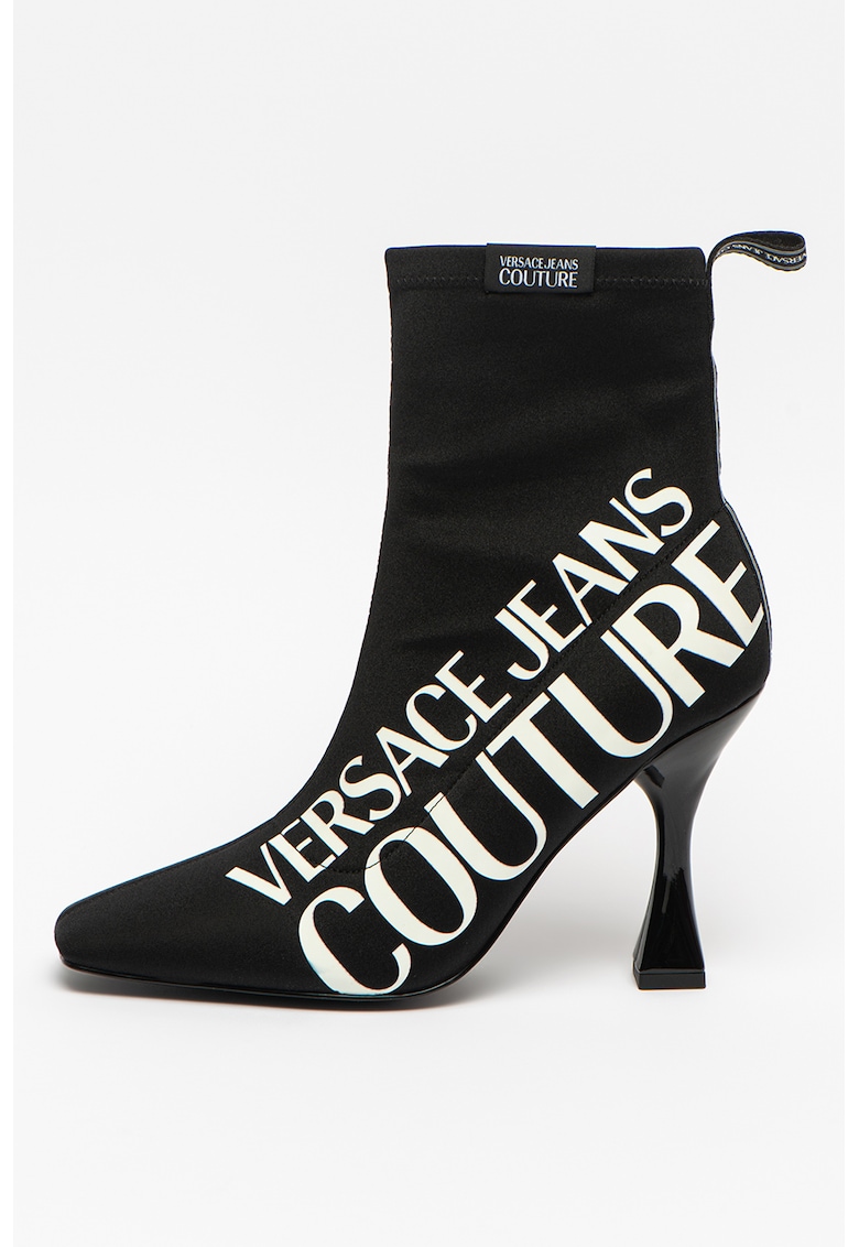 Боти Lottie с десен с лого Versace Jeans Couture