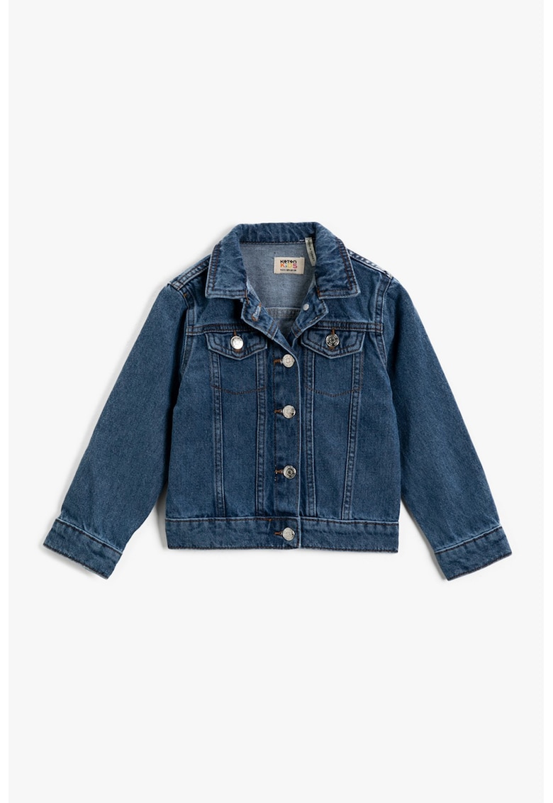 Jacheta de denim cu nasturi