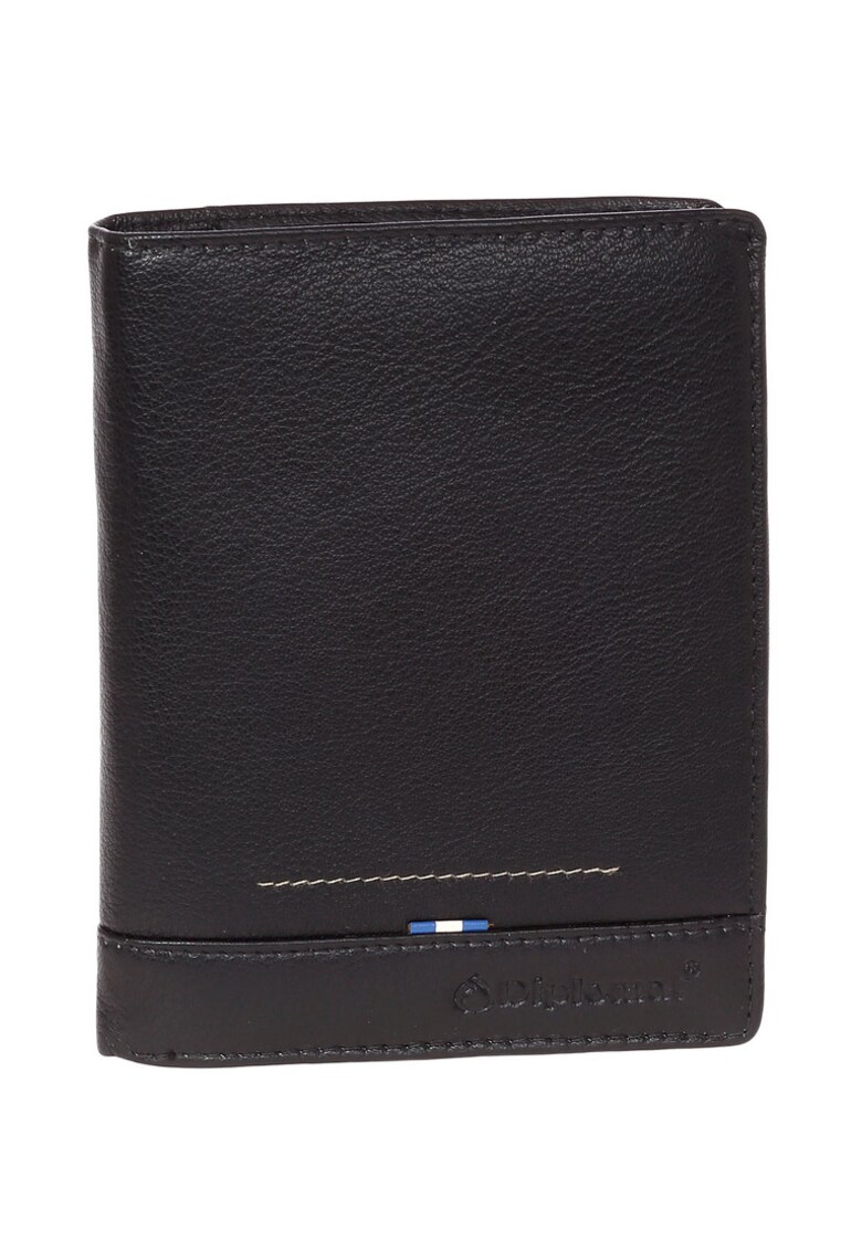 Portofel - Barbati - Piele Naturala - Negru