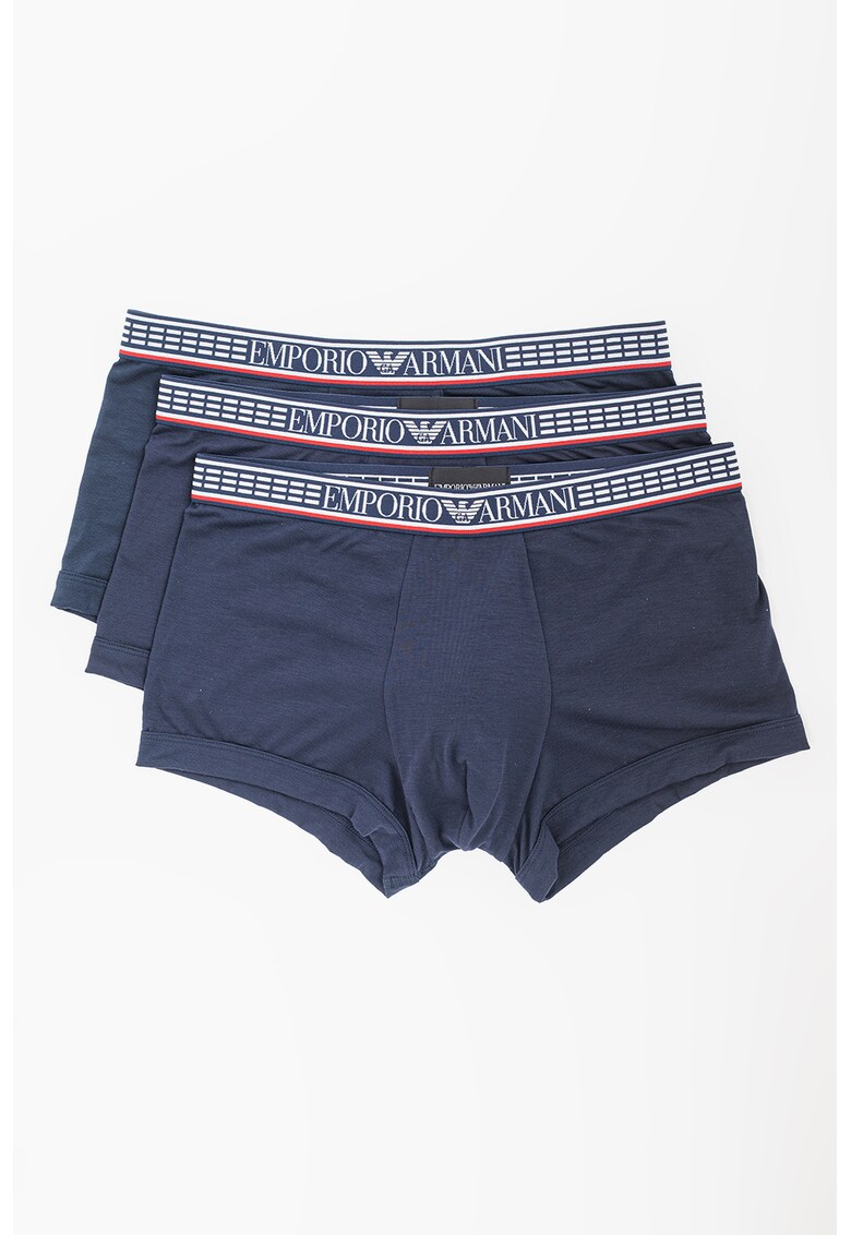 Боксерки с лого - 3 чифта Emporio Armani Underwear