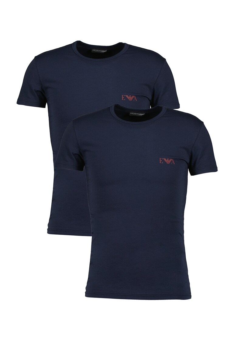 Set de tricouri slim fit de casa – 2 piese Emporio Armani Underwear imagine 2022 reducere