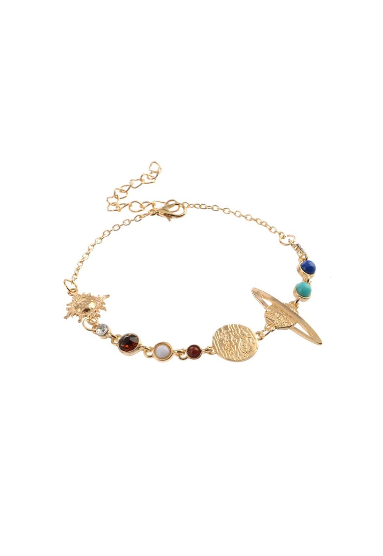 Bratara aurie - cu planete - Berno C2 -