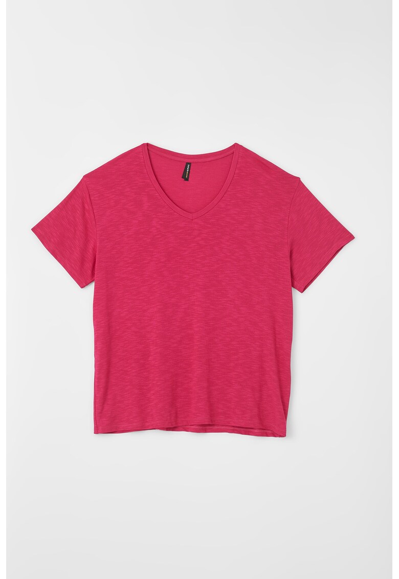 Tricou cu decolteu in V si maneci cazute