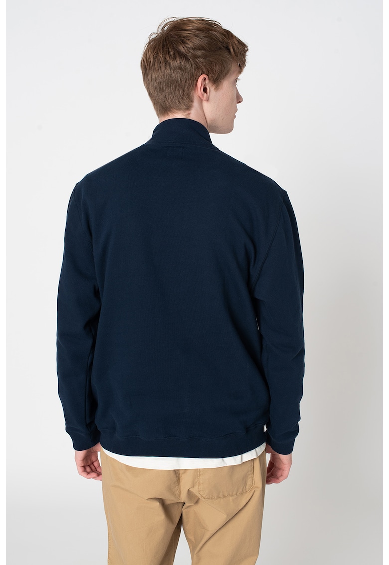 Bluza sport cu fermoar scurt si logo fashiondays.ro imagine 2022 reducere