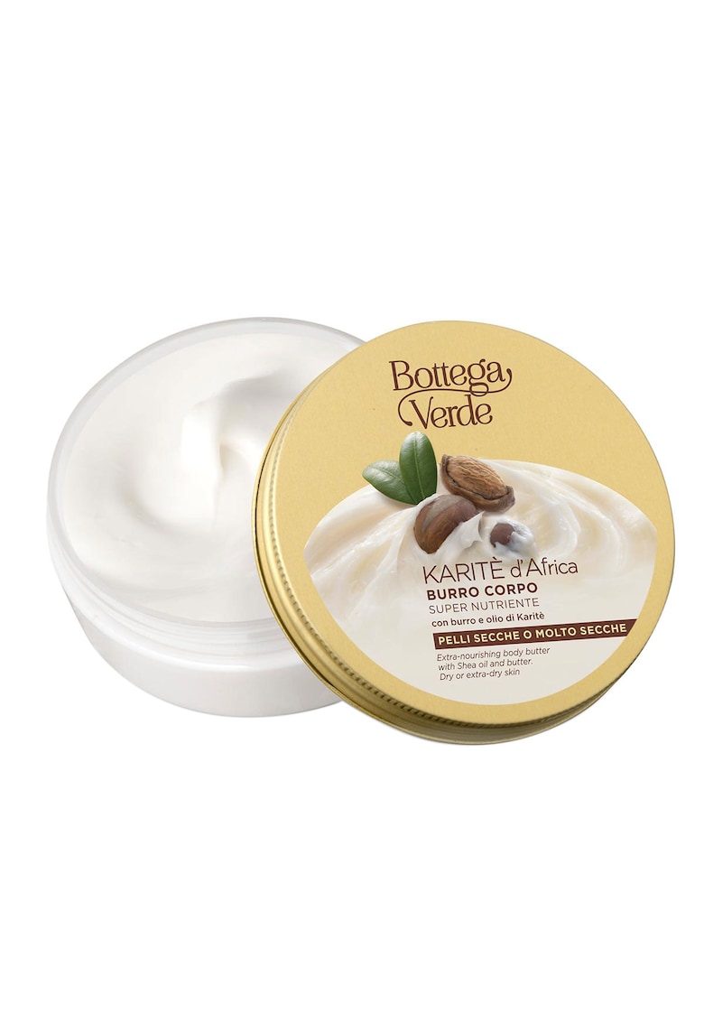 Unt de Corp Hranitor cu Ulei si Unt de Shea - Karité -  Hidratare Intensiva si Catifelare pentru Piele Uscata - Parfum Dulce si Delicat - Fara Parabeni si Formaldehida - Ideal pentru Utilizare Zilnica - 150 ml