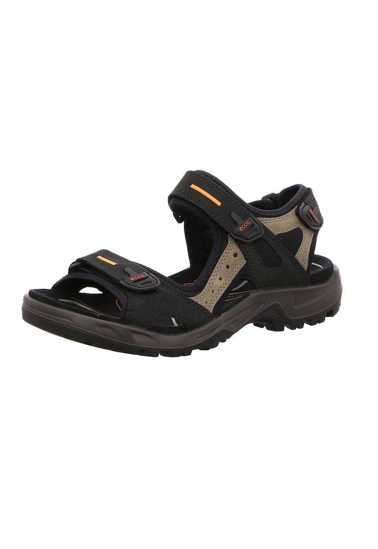 Sandale sport Piele/ Sintetic - Negru/ Gri