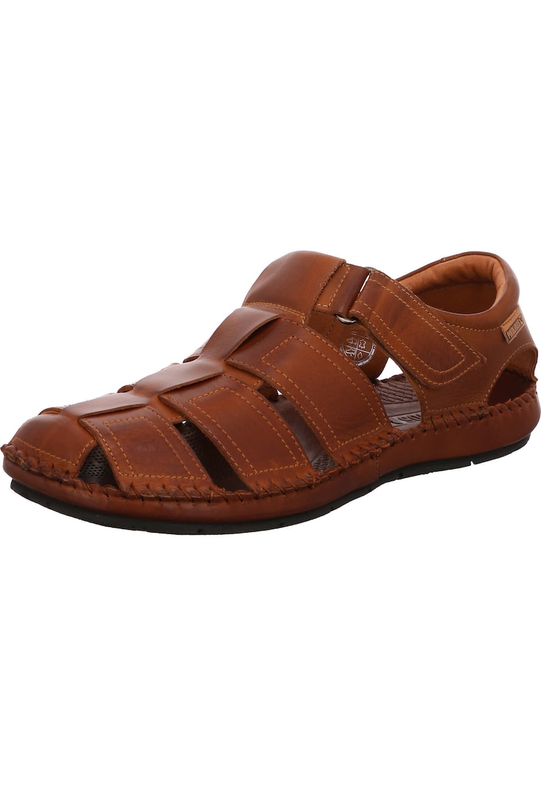 Sandale barbatesti Piele/ Sintetic - Maro