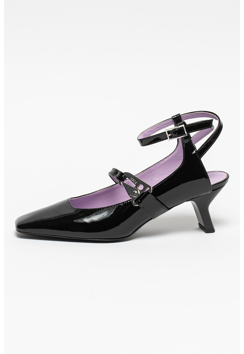 Pantofi Mary Jane de piele lacuita clasici imagine noua