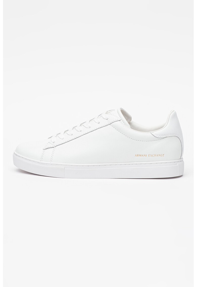 Pantofi sport de piele cu logo Pantofi sport de piele cu logo Armani Exchange