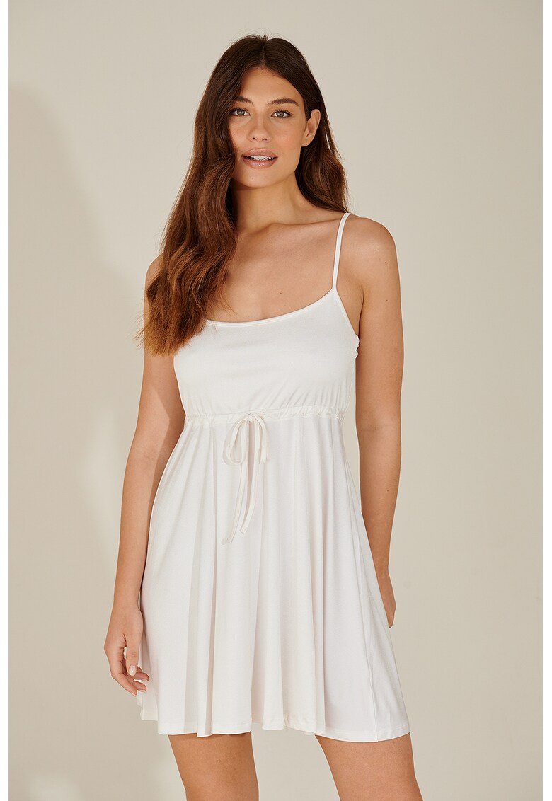 Rochie mini evazata cu snur