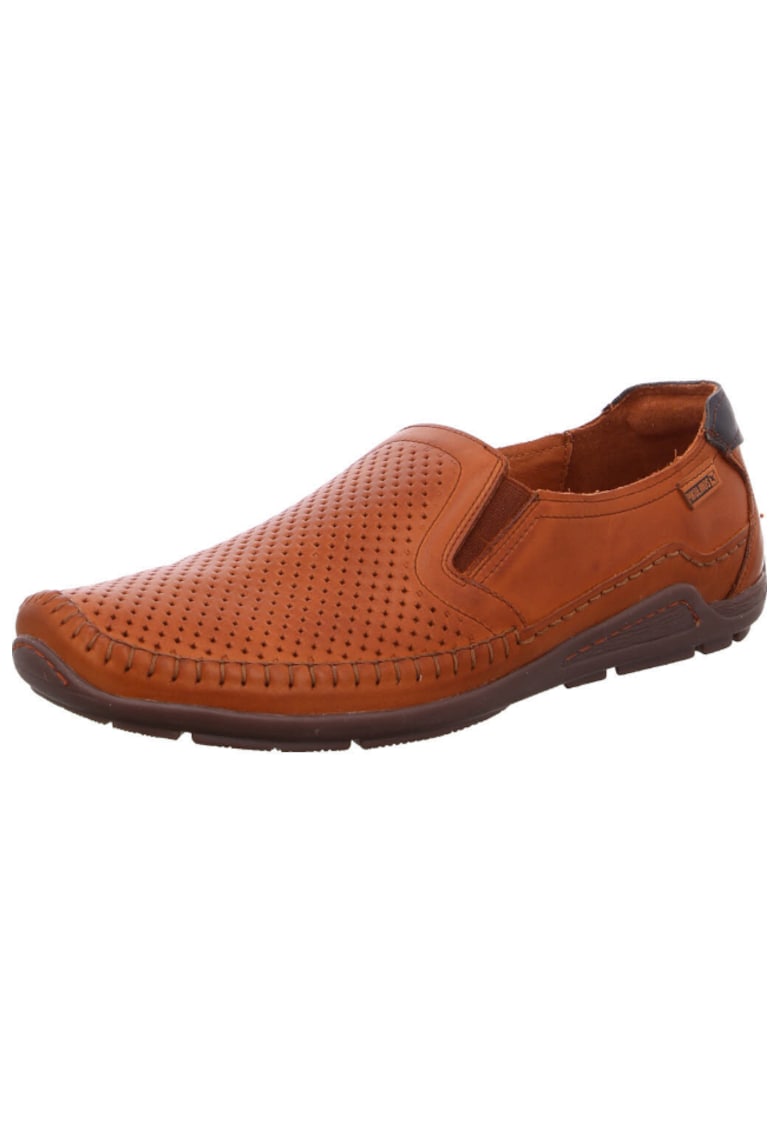 Pantofi din piele pentru barbati - Talpa sintetica - Maro