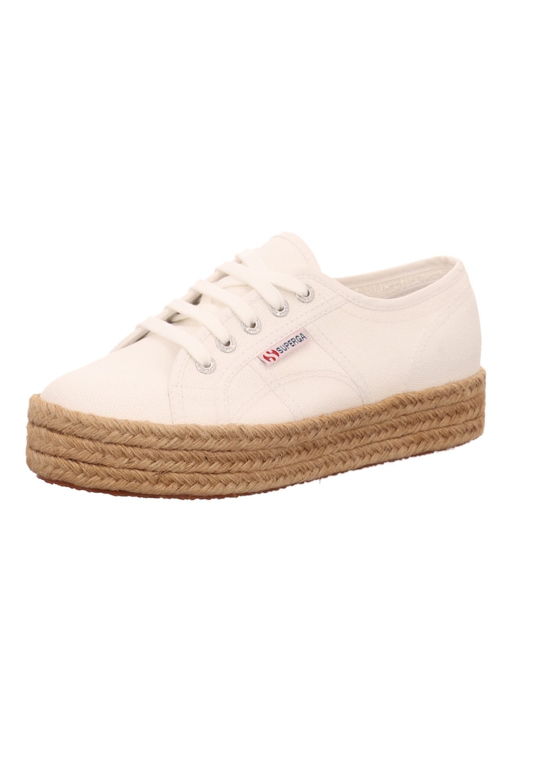 Pantofi sport cu platforma Textil - Alb