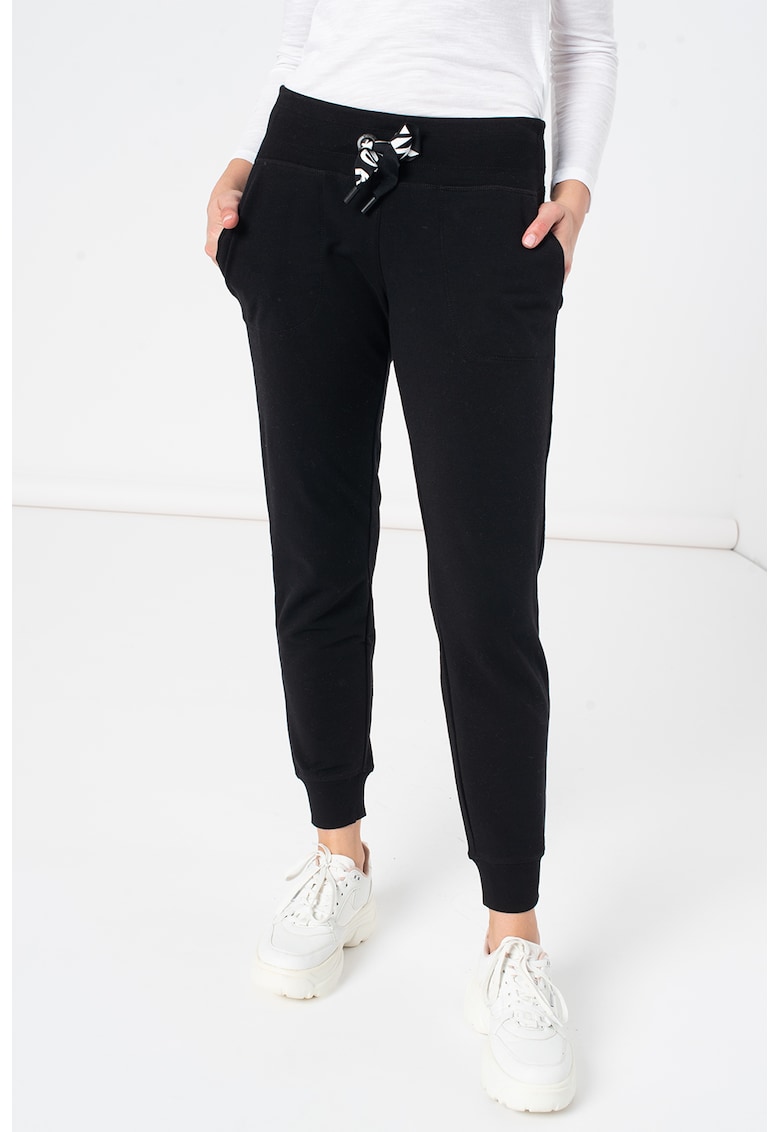 Pantaloni sport cu snur pentru fitness DKNY