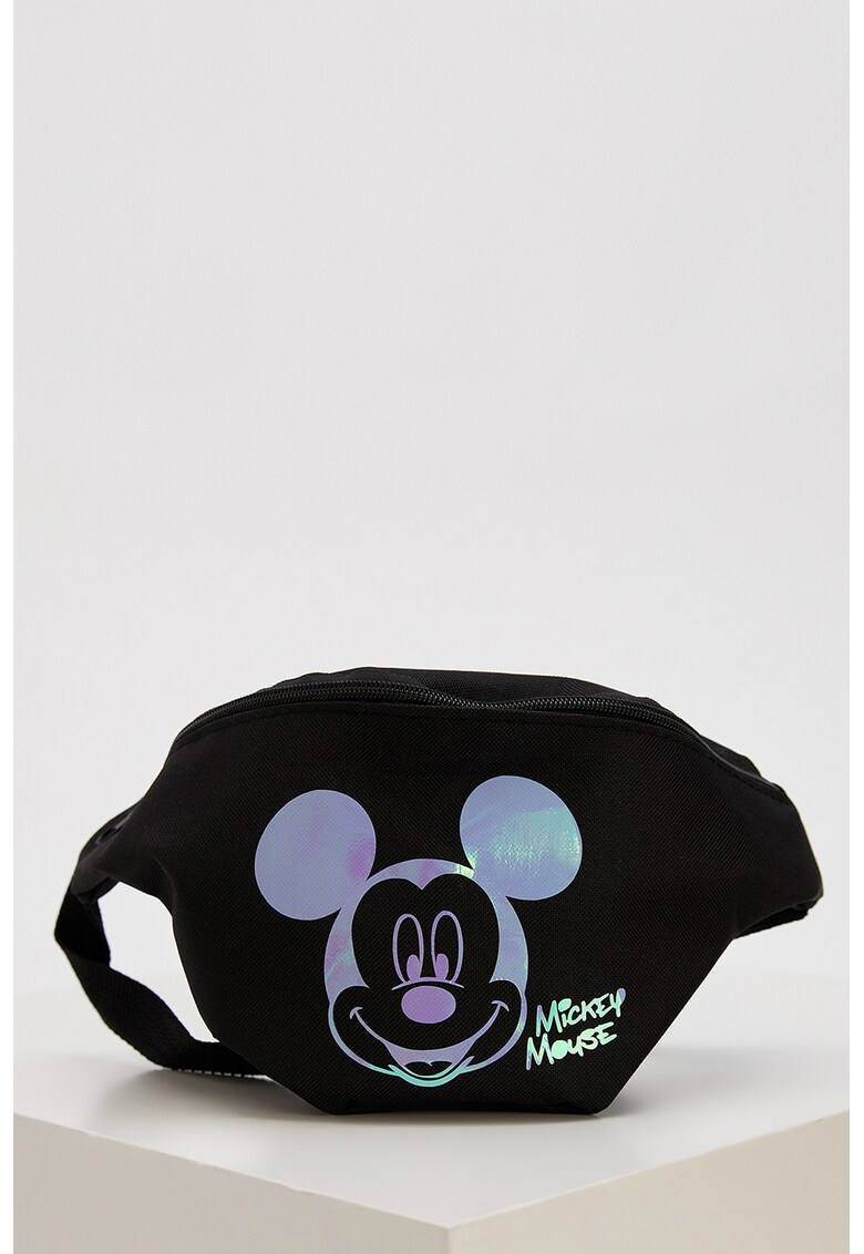 Borseta cu imprimeu holografic Mickey Mouse