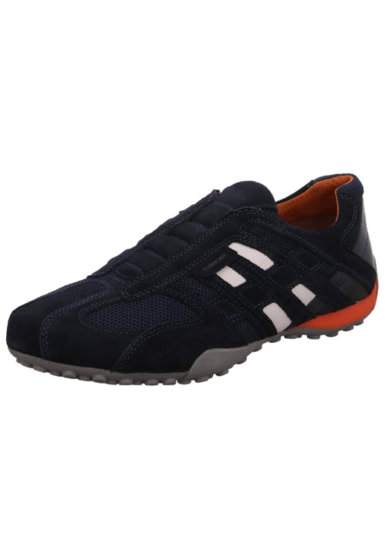 Pantofi sport barbati Snake - Piele - Albastru inchis - Albastru inchis