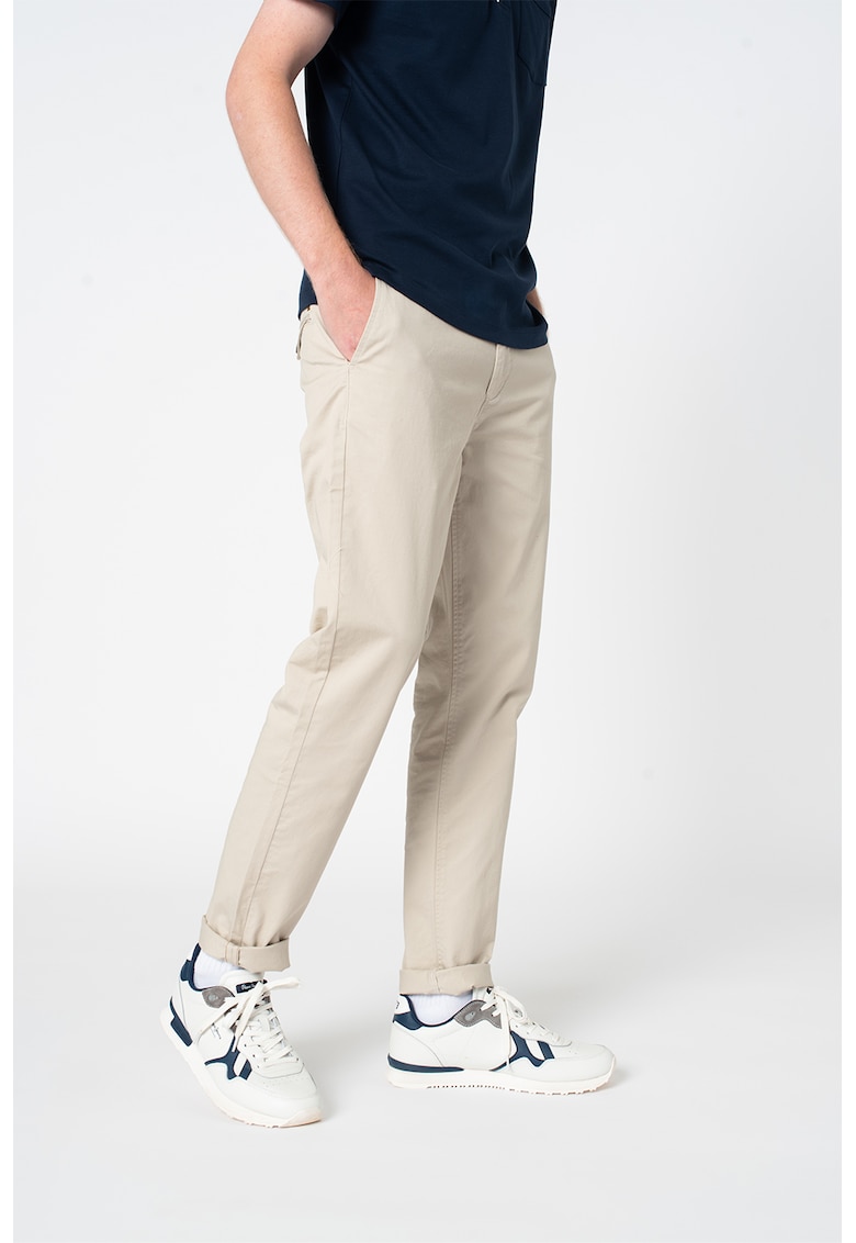 Pantaloni slim fit cu buzunare oblice Mott fashiondays.ro fashiondays.ro