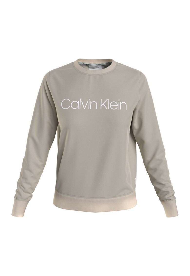 Bluza sport de bumbac cu imprimeu logo CALVIN KLEIN