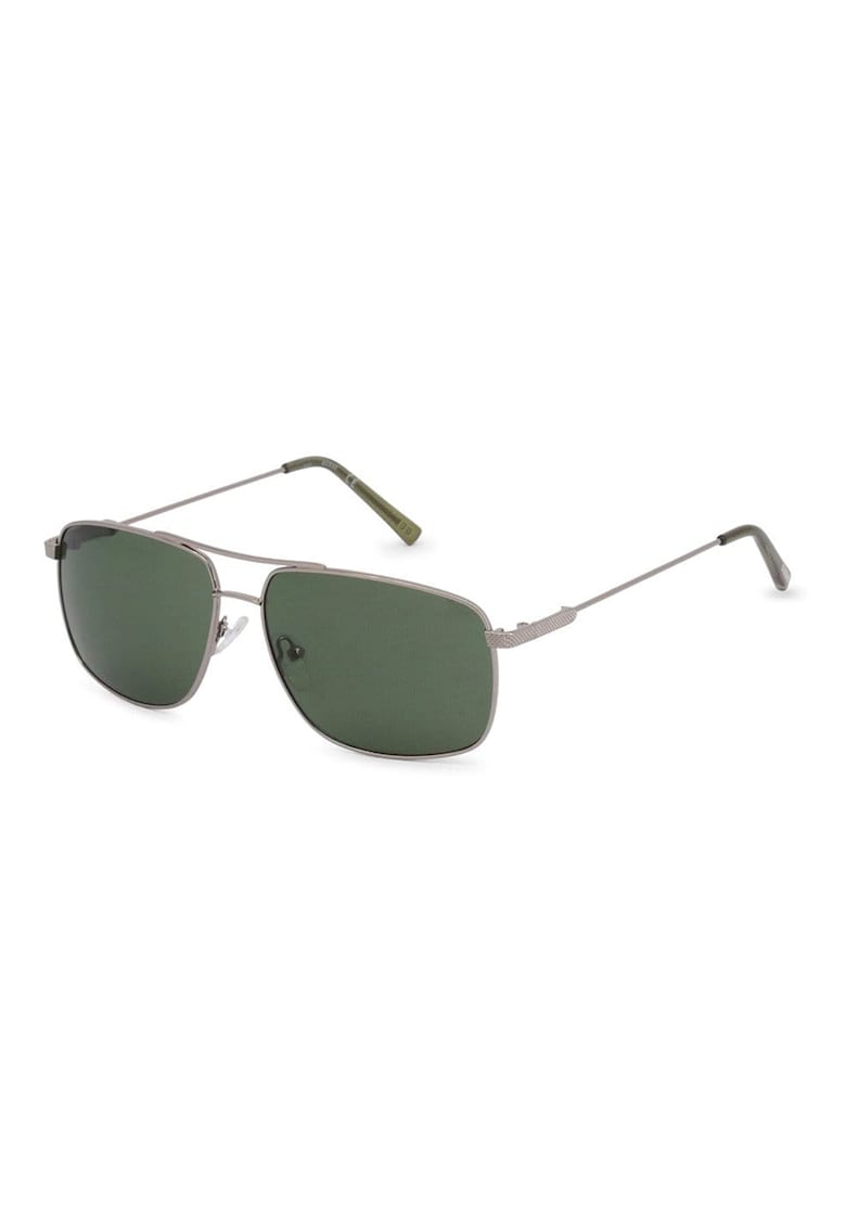 Ochelari de soare aviator unisex cu lentile dreptunghiulare