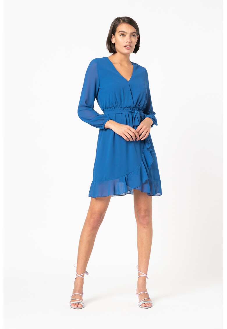 Rochie cu decolteu cache-coeur New Greto