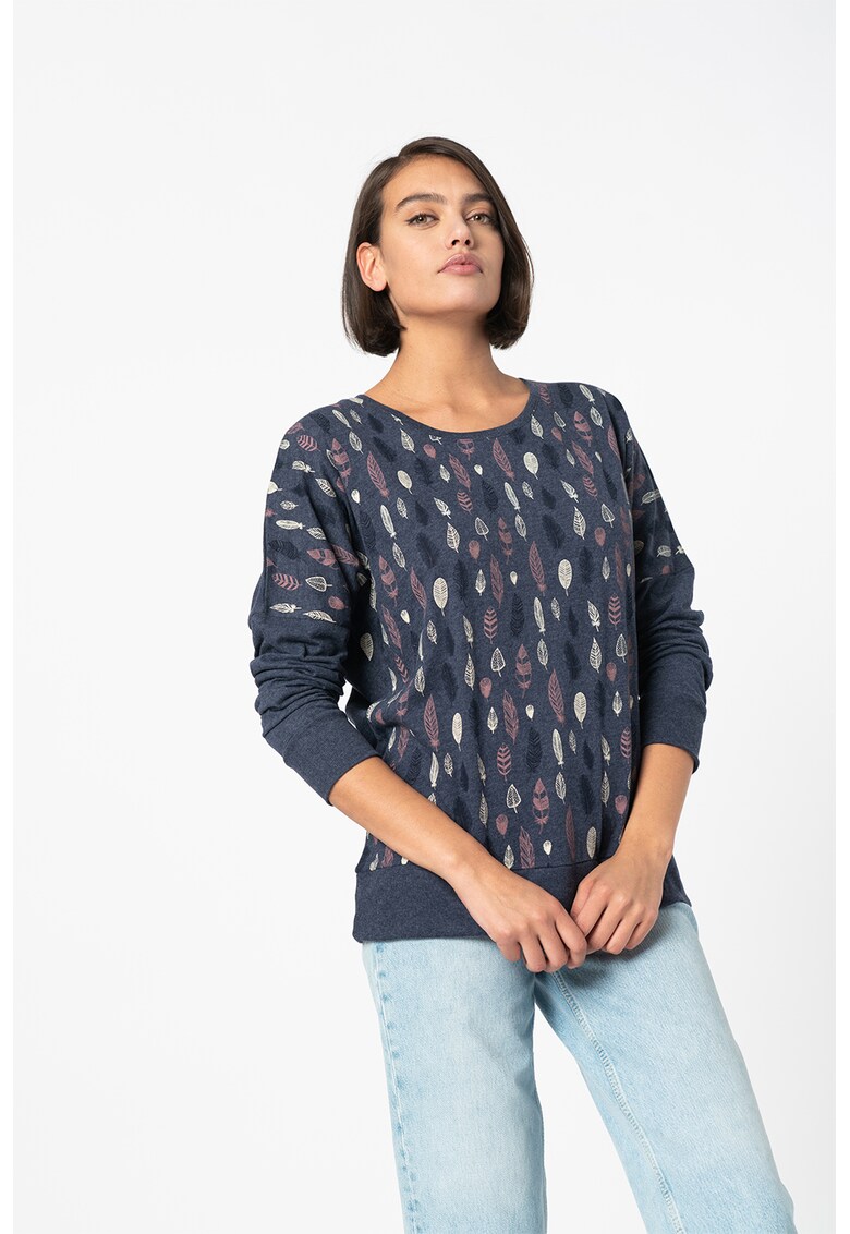 Pulover cu model cu frunze Harriet