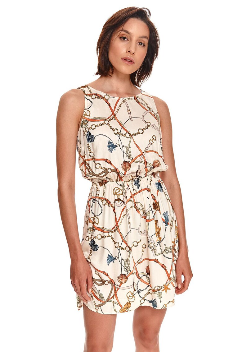 Rochie mini cu imprimeu grafic