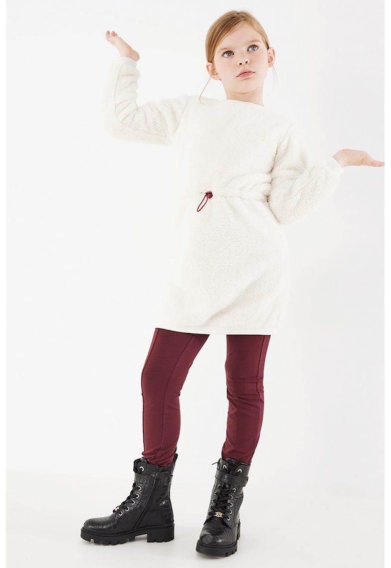 Rochie pufoasa cu snur in talie