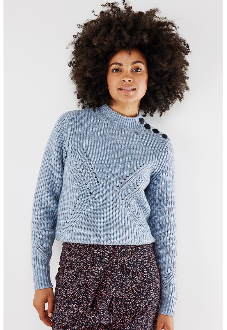 Pulover cu detalii perforate