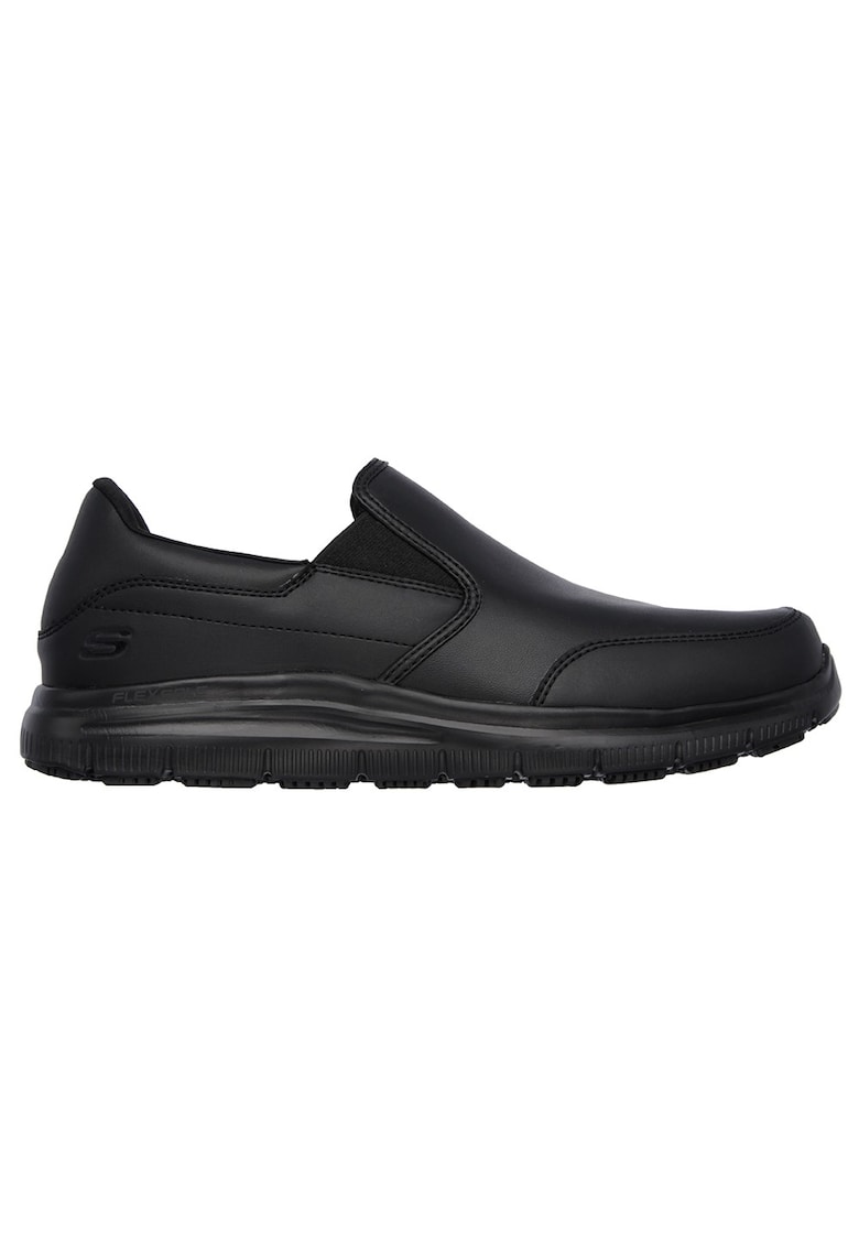 Skechers Pantofi Work Relaxed Fit Bronwood - Negru - Negru