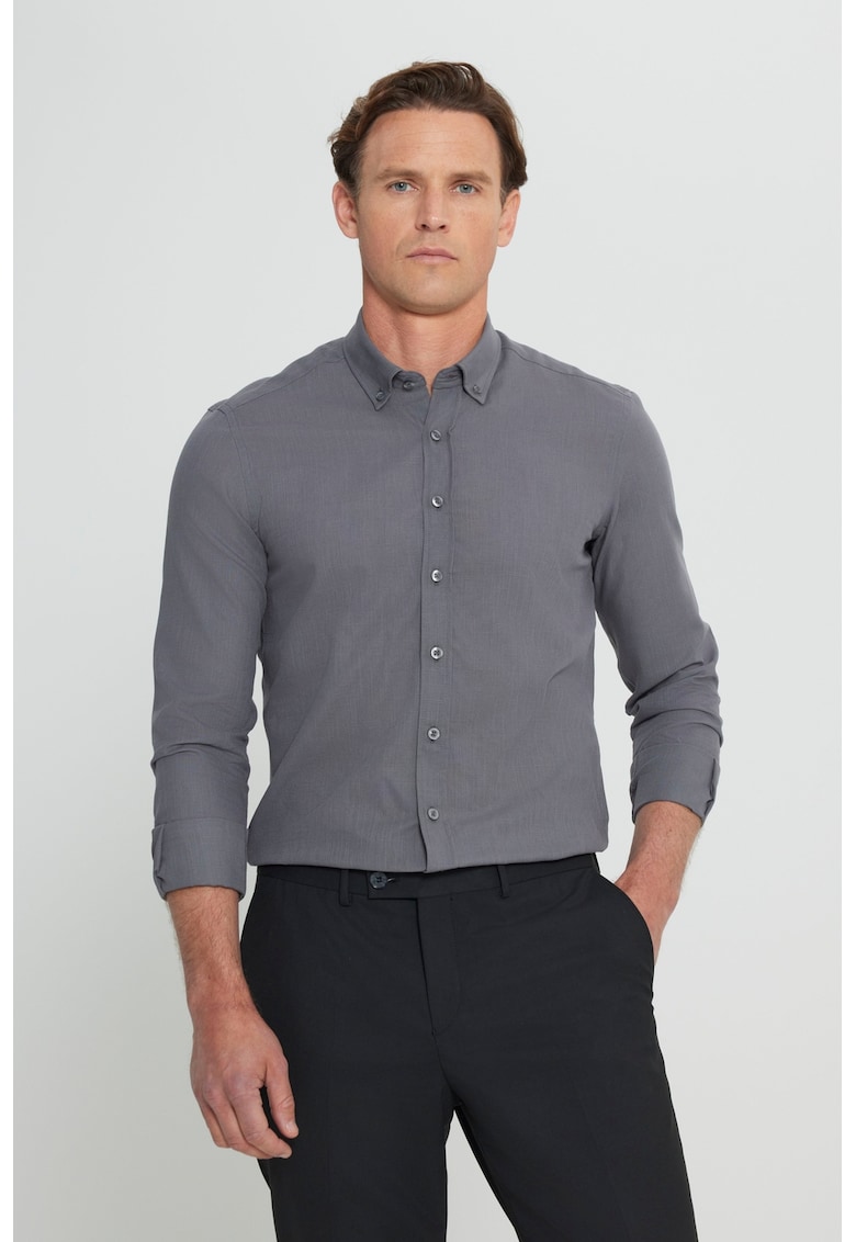 Camasa slim fit de bumbac