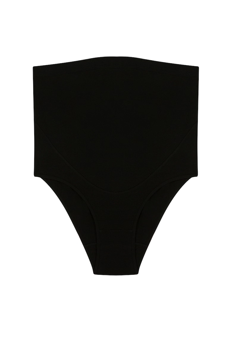 Chiloti cu talie inalta pentru gravide - Negru