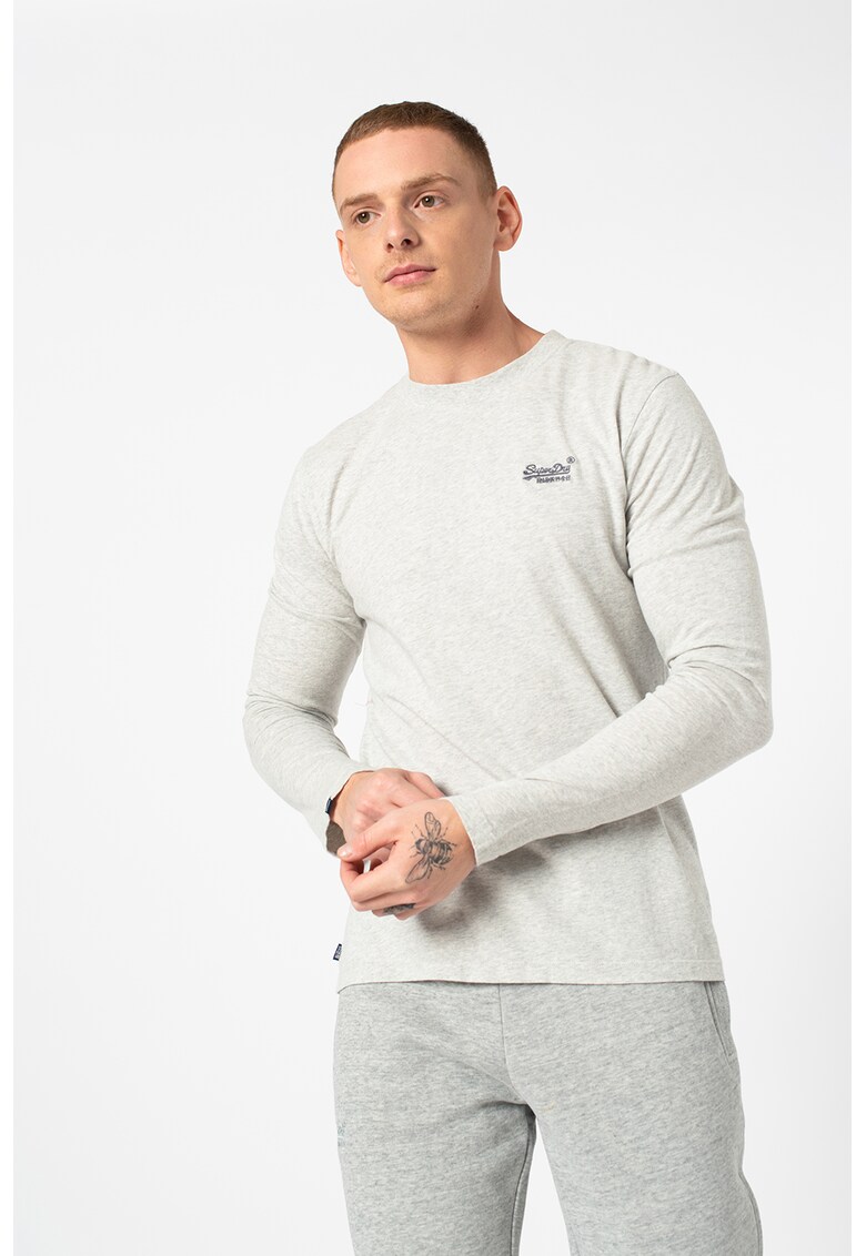 Памучна блуза Vintage с лого SUPERDRY