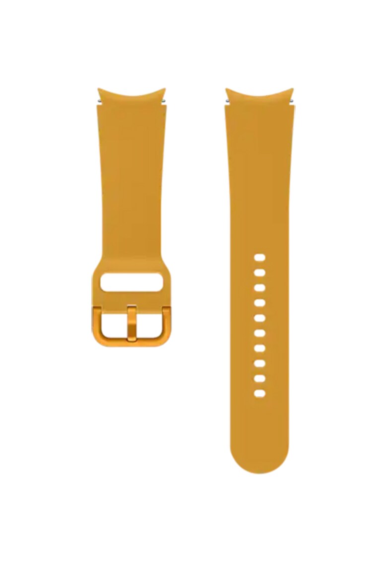 Curea smartwatch Sport Band pentru Galaxy Watch4 20mm M/L - Mustard