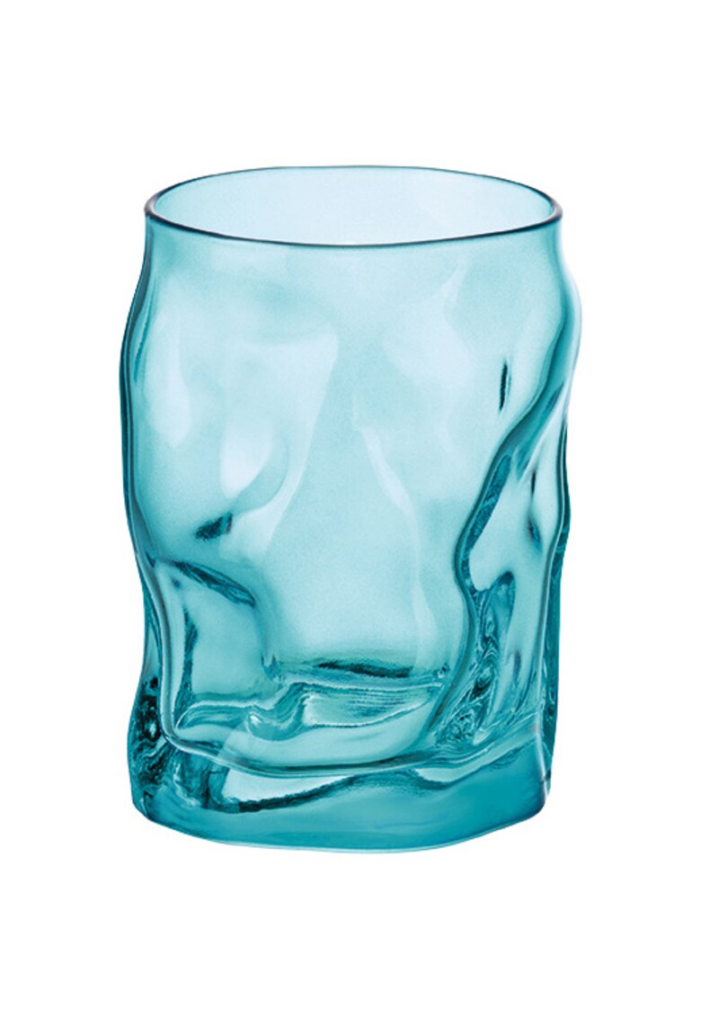 Set 6 pahare apa Sorgente Multicolor – sticla – 30 cl Bormioli apă