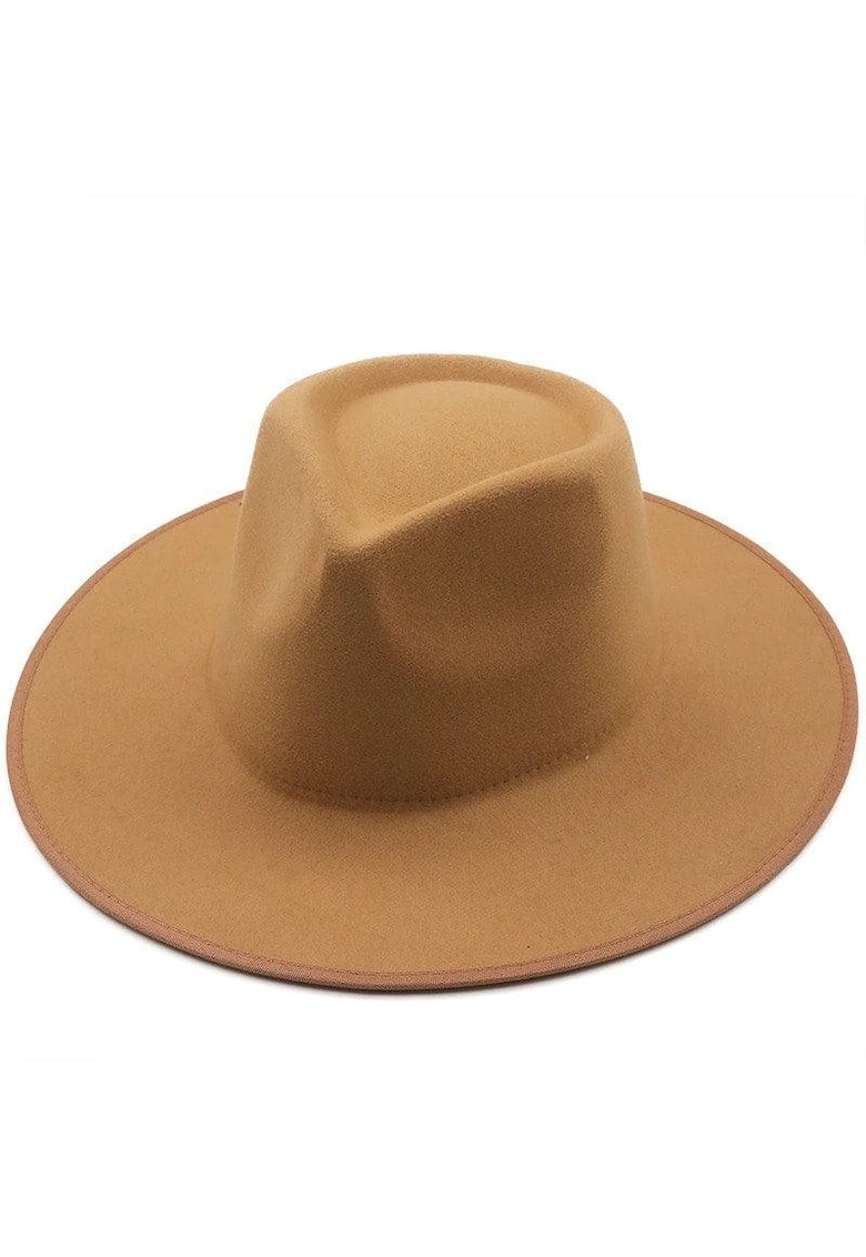 Palarie dama - bej - cu bor lat - Hector - Palarie dama - bej - cu bor lat - Hector -