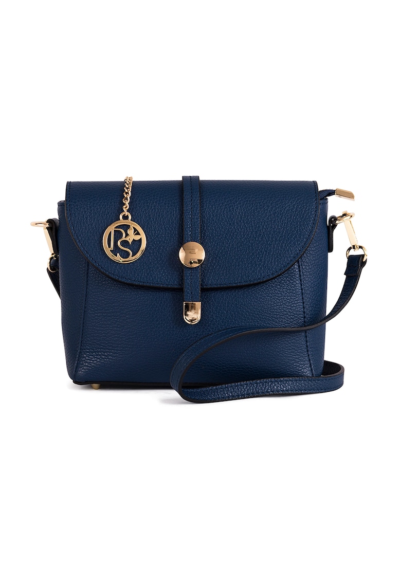 Geanta crossbody de piele cu logo La Marmora