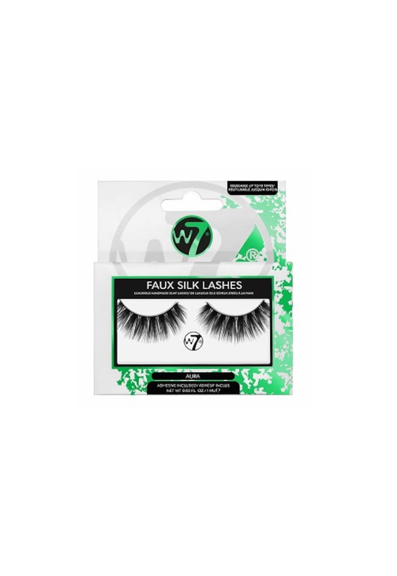 Gene False Reutilizabile -  Faux Silk Lashes - Aura - cu Adeziv Inclus
