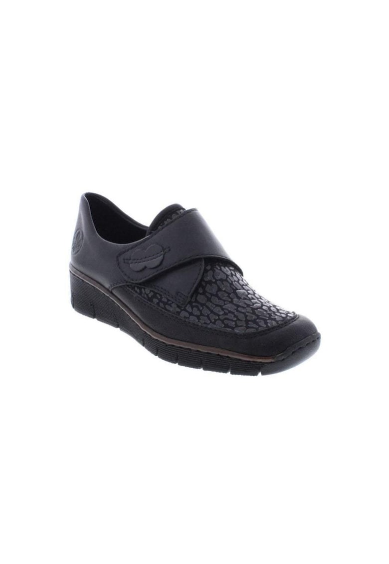 Pantofi sport dama - Sport Kuwait Scubabelva Deserto Softlack Loafers - Piele naturala - Negru