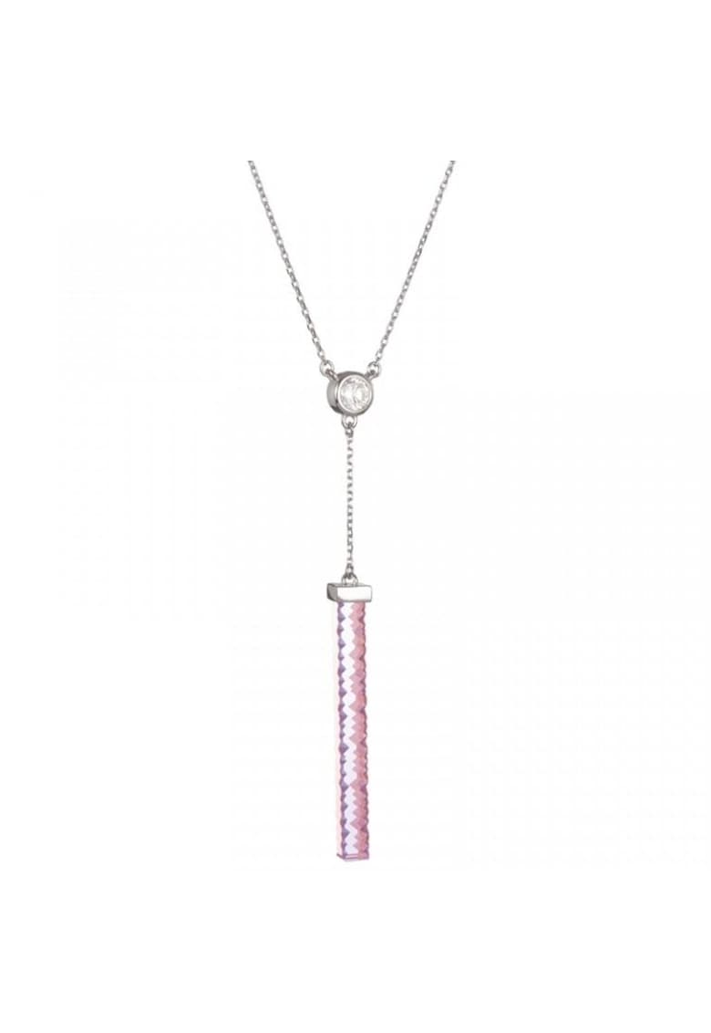 Colier de argint Rosa - Crystal Line