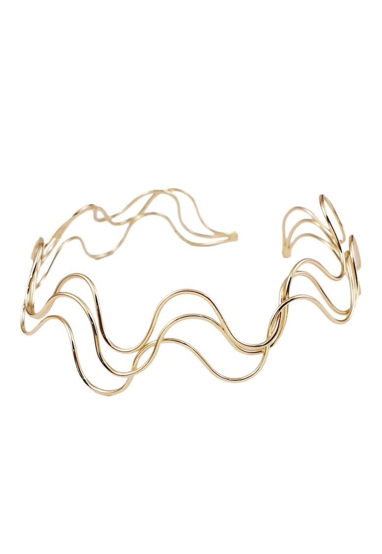 Colier auriu - din sarma indoita - Heloise C8 -