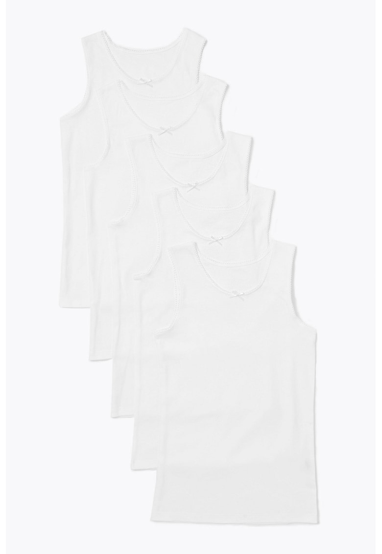 Set de top-uri din bumbac - 5 piese