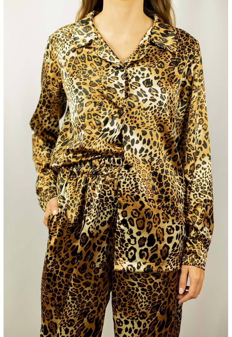 Camasa din amestec de matase – cu animal print Camasa din amestec de matase – cu animal print fashiondays.ro