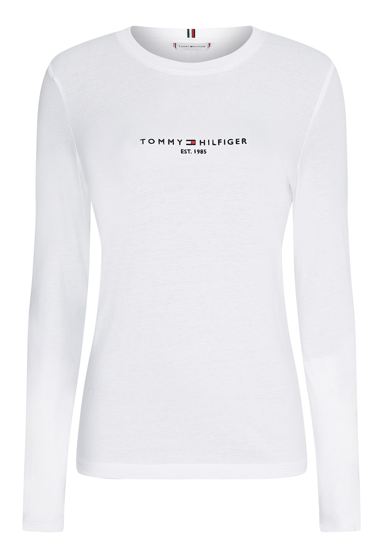 Bluza din amestec de bumbac organic cu imprimeu logo