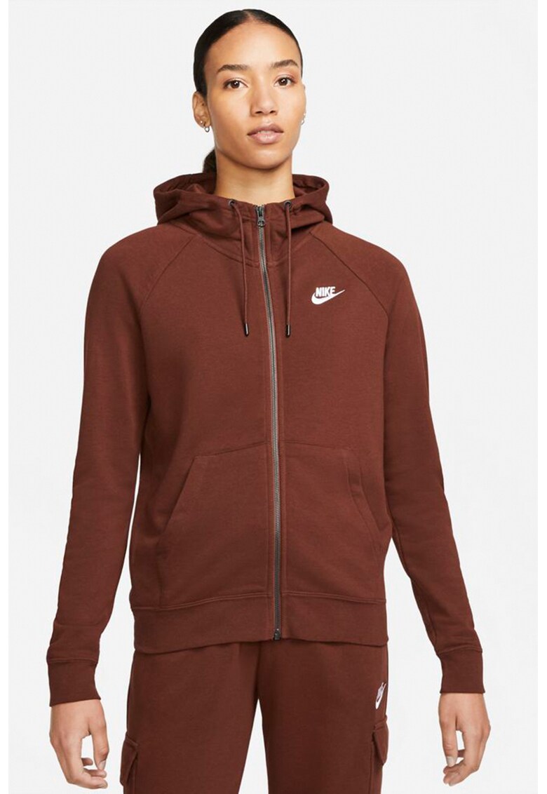 Худи Essential с цип и ръкави реглан Nike