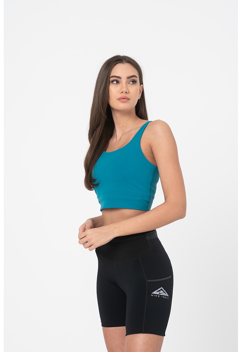 Top crop cu decolteu amplu - pentru yoga Luxe