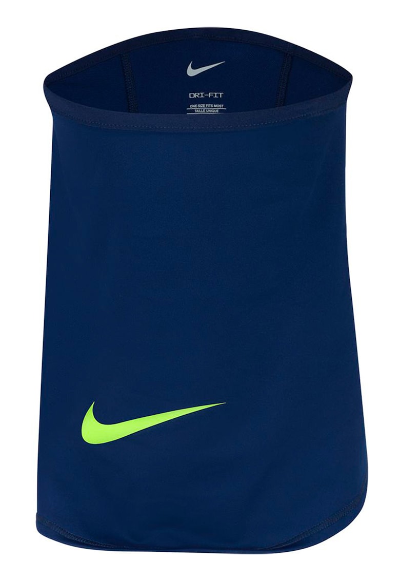 Guler cu tehnologie Dri-Fit si logo pentru fotbal - Verde neon/Bleumarin