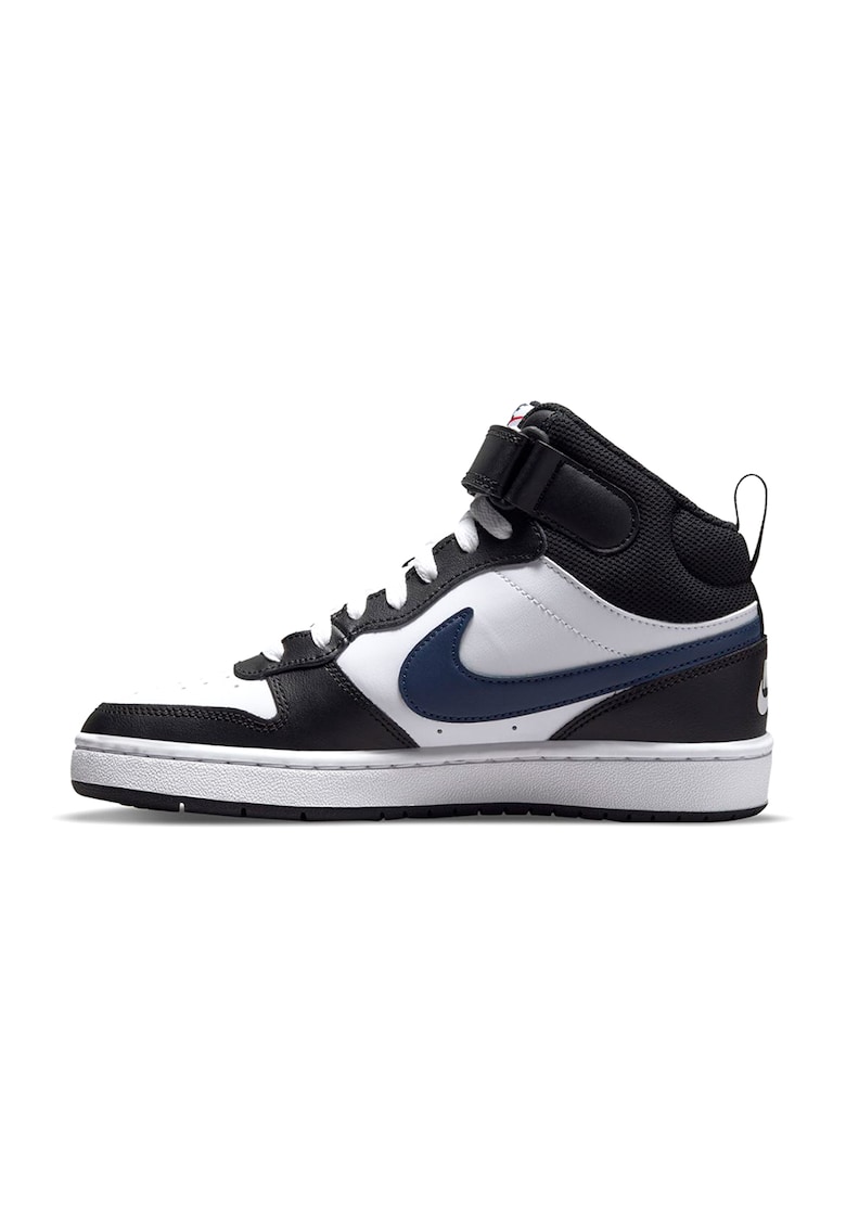 Pantofi sport mid-high Court Borough - Alb/Negru
