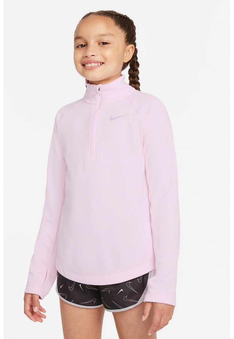 Блуза за бягане с Dri-Fit - Пастелнорозов - Nike