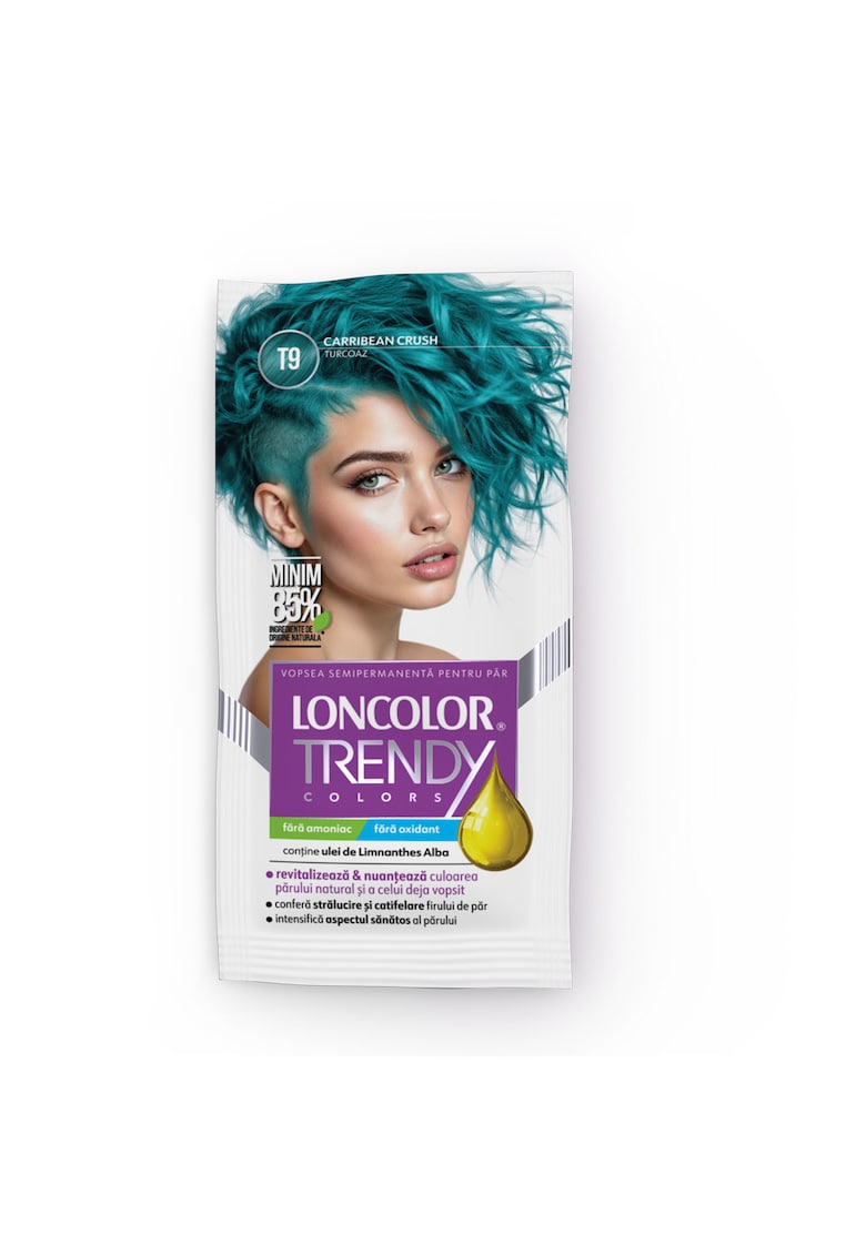 Vopsea de par semi-permanenta fara amoniac Trendy Colors - 50 ml - T9